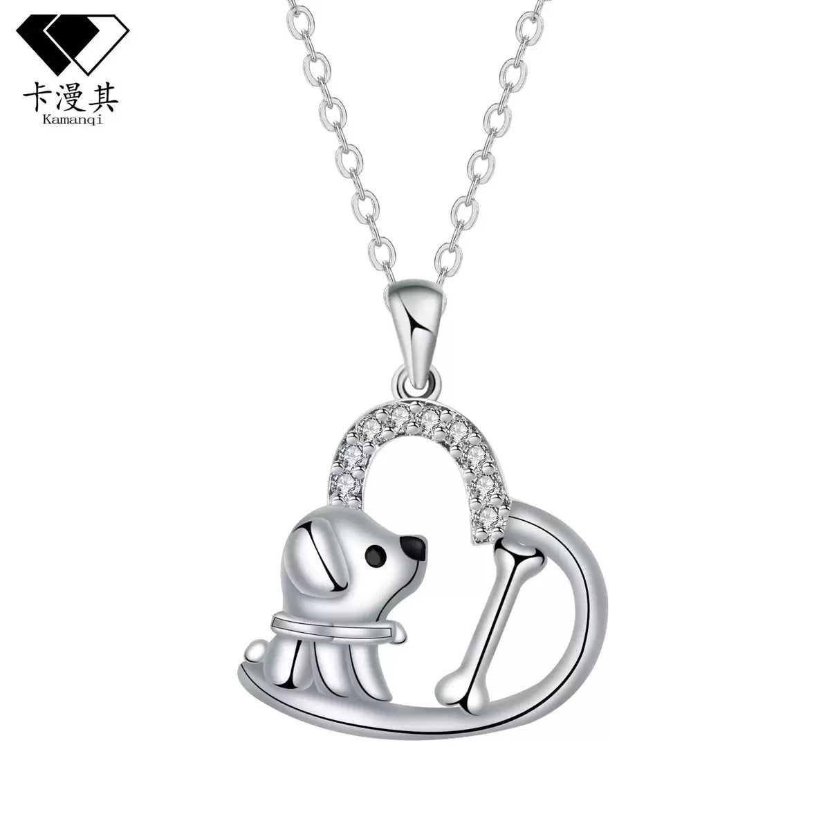 Lady and dog , man and dog , lady and cat stainless steel chain , earrings , pendants .