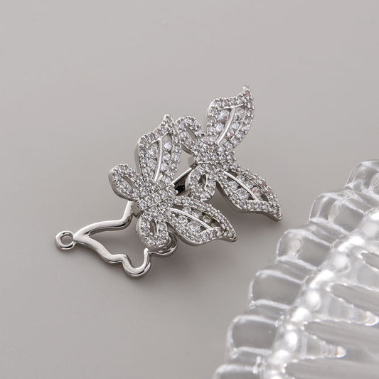 Double butterfly clasp