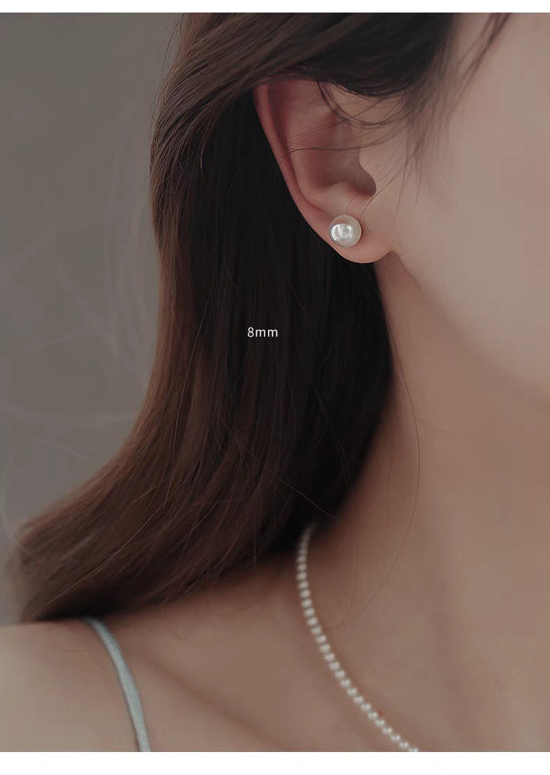 Amazing high luster similant akoya pearl earrings