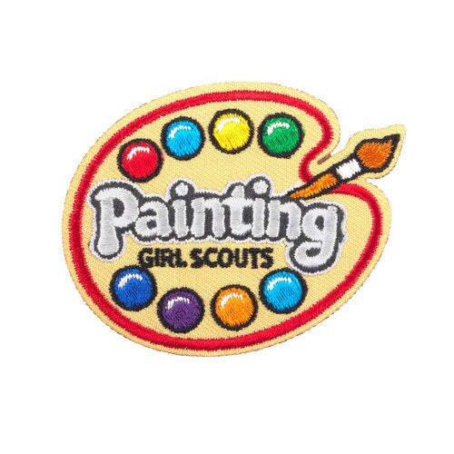 Painting Palette Iron-On Patch