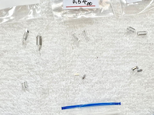 Custom cut 6A quality moissanite