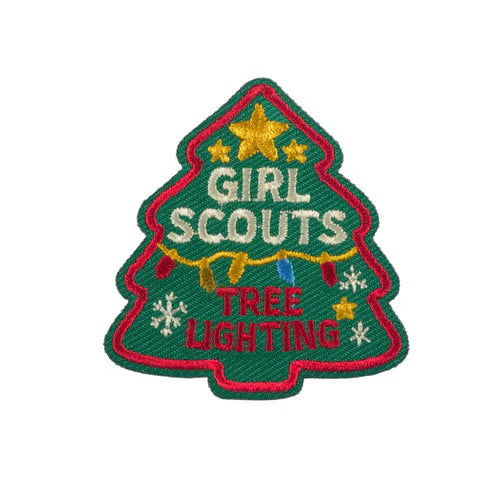 Tree Lighting Iron-On Patch