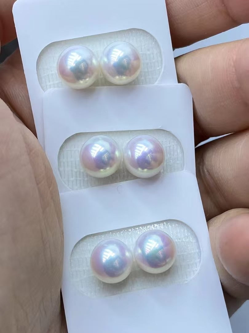 8-9mm freshwater pearl stud