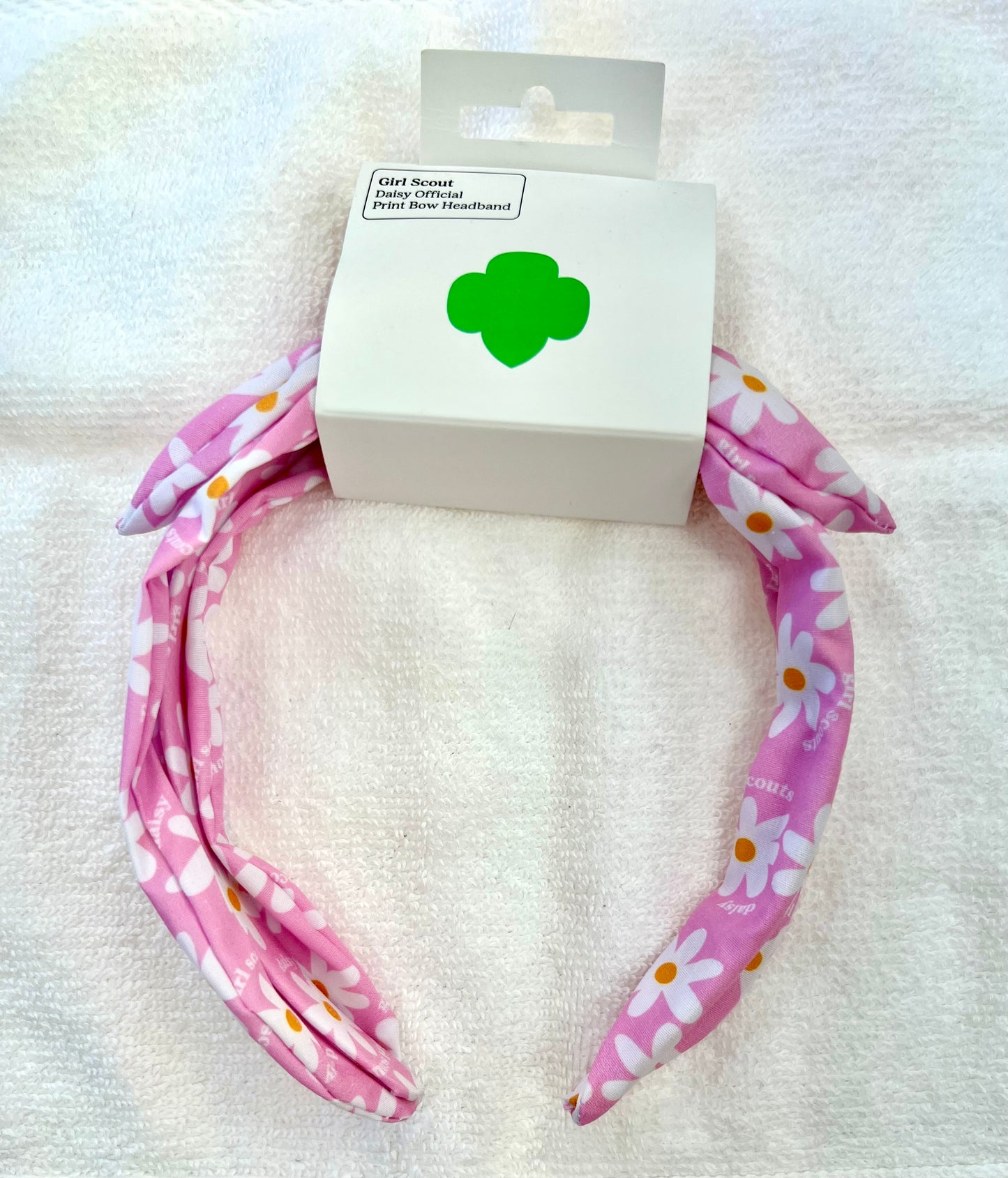 Daisy officials accessories print bow headband