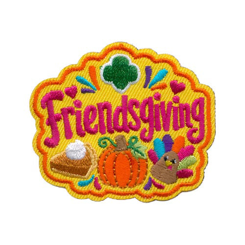 Friendsgiving Bright Iron-On Patch