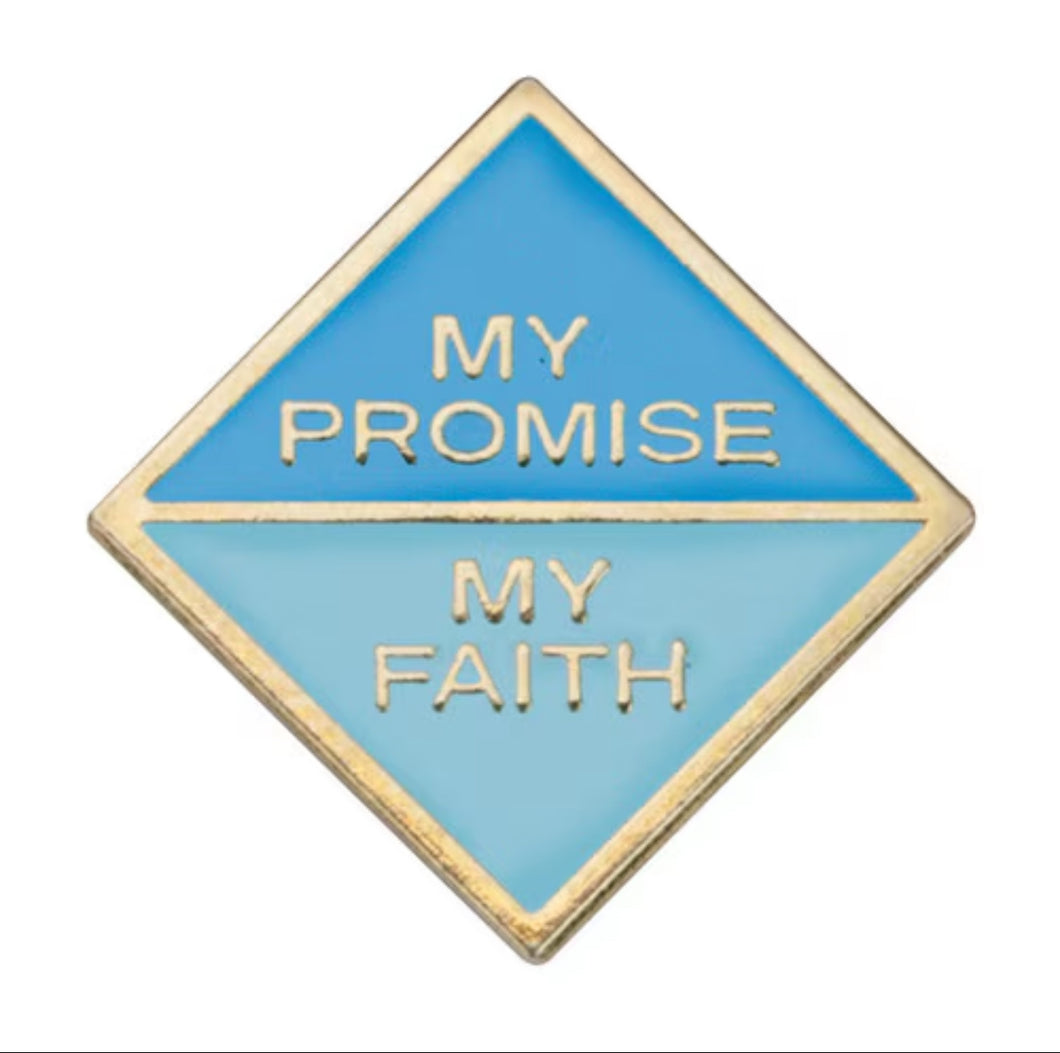 Daisy My Promise, My Faith Pin - Year 2