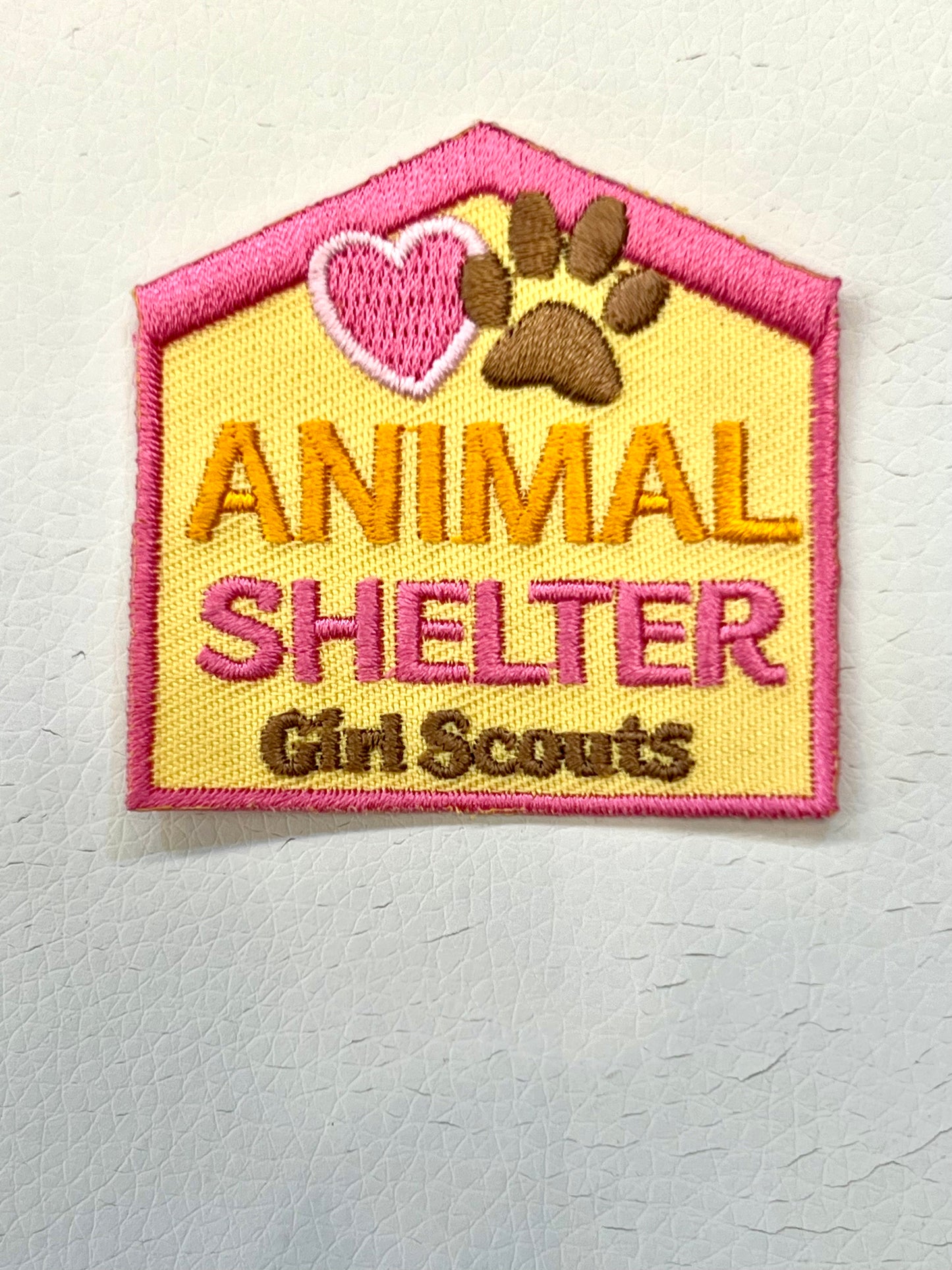 Girl Scouts Animal Shelter fun patch