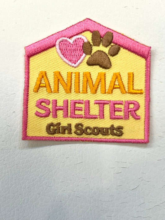 Girl Scouts Animal Shelter fun patch