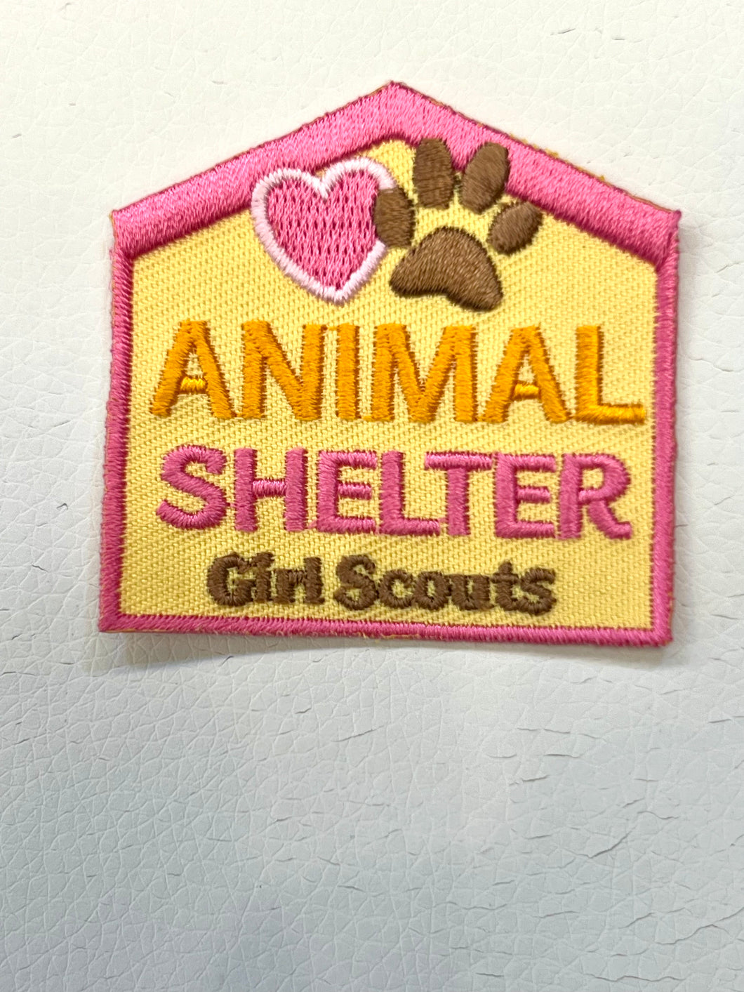 Girl Scouts Animal Shelter fun patch