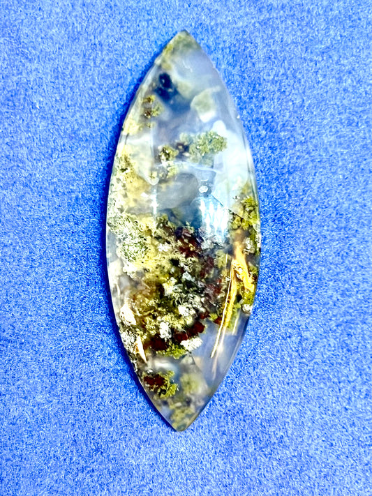 Natural moss agate