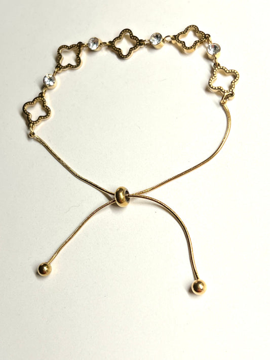 Mini mini clover bracelet