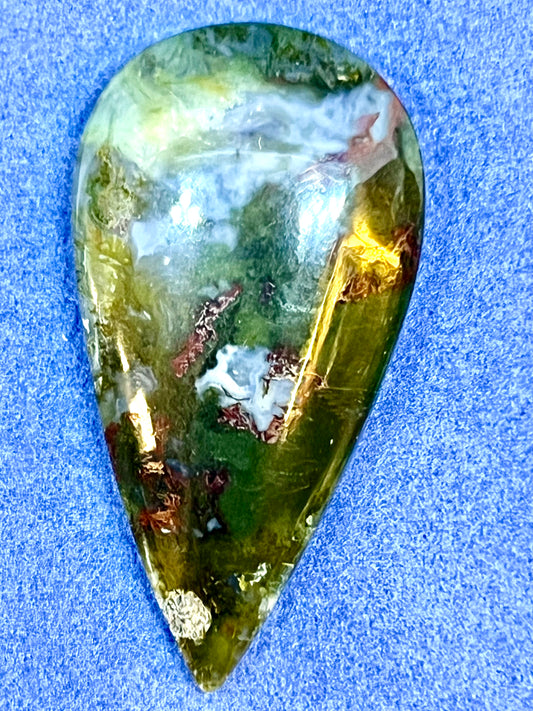 Natural moss agate