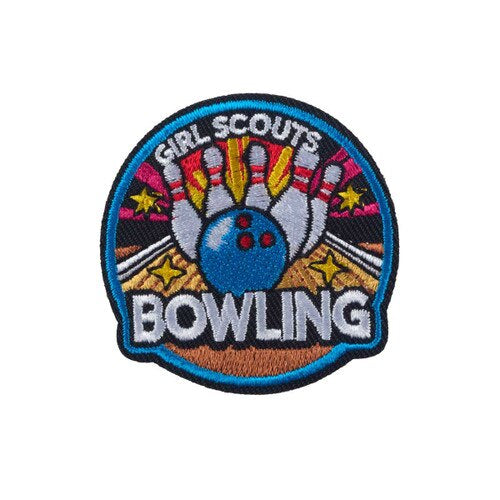 Bowling Iron-On Patch