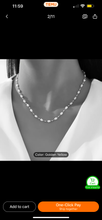 Load image into Gallery viewer, 18k gold plated faux freshwater pearl necklace
