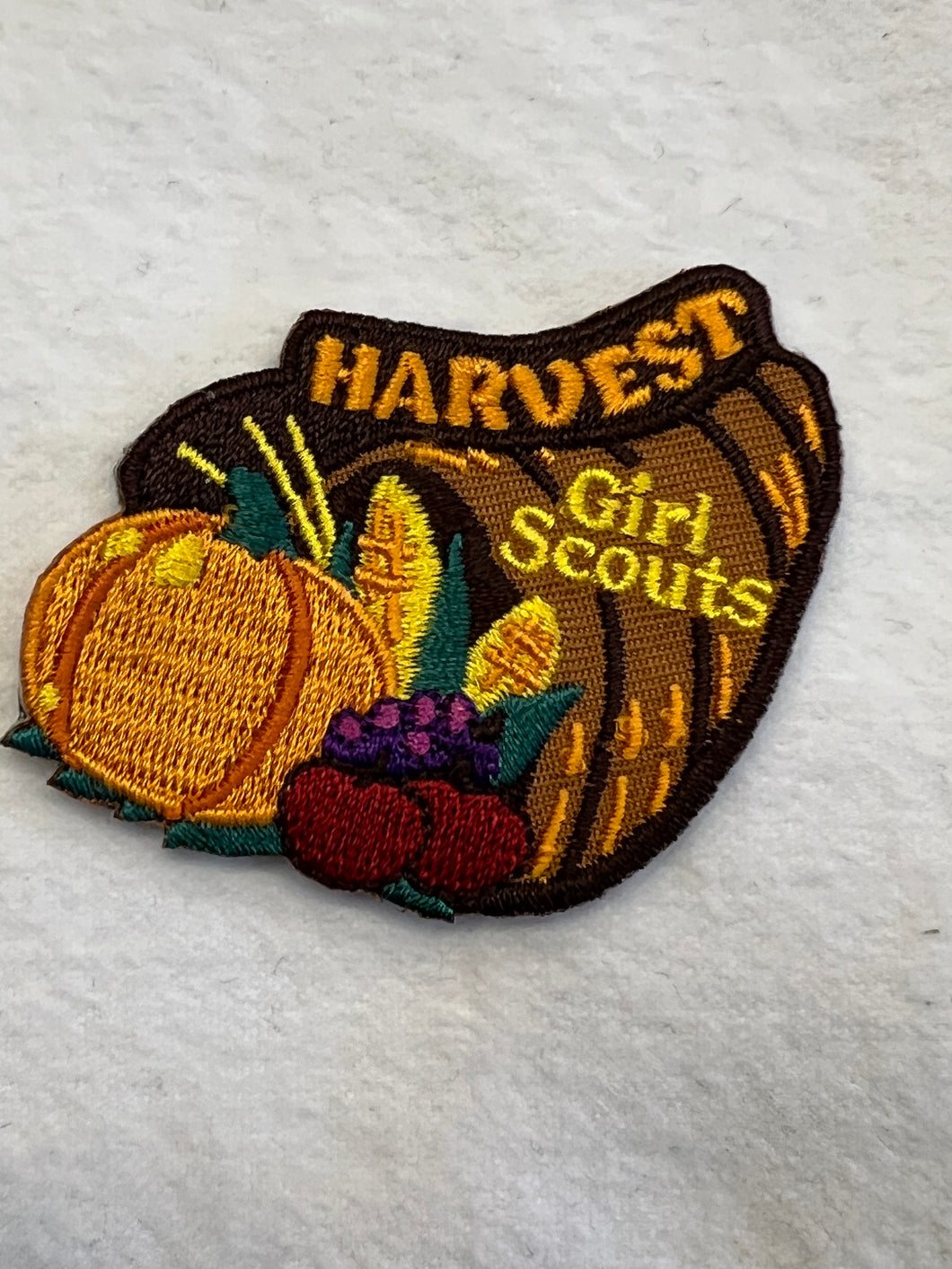 Harvest patch Girl Scouts