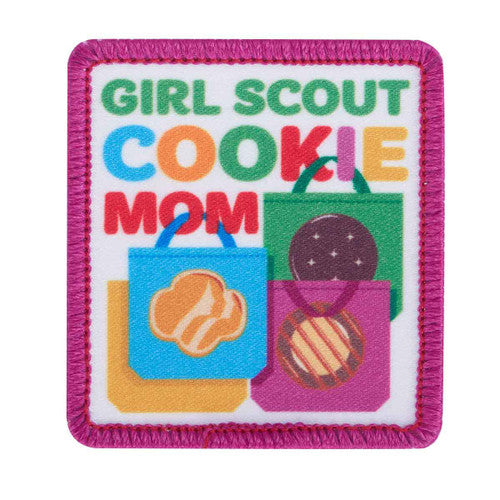Cookie Mom Cookie Box Iron-On Patch