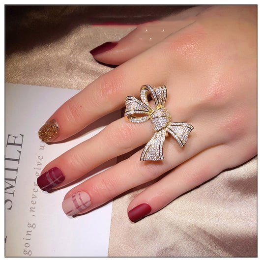 Ribbon bow ring