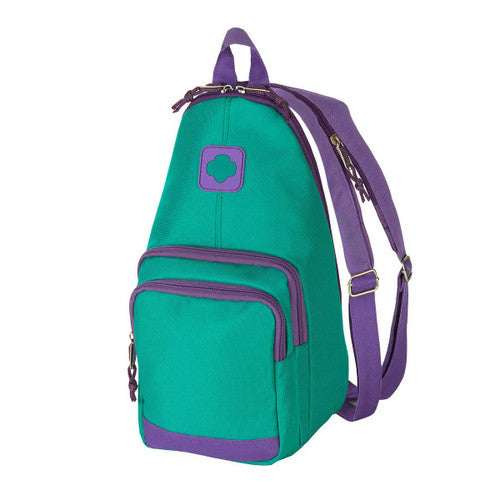 Junior Sling Backpack
Girl Scout Sustainability Leaf Sustainable
