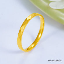 Load image into Gallery viewer, (Pure Gold 999 Character Seal) 5G Gold Diamond Surface Fixed Mouth Ring
