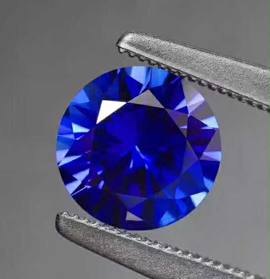 10mm lab round sapphire