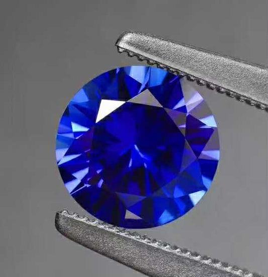 10mm lab round sapphire