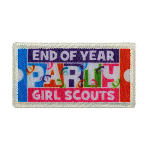 End of Year Party Ticket Sew-On Patch