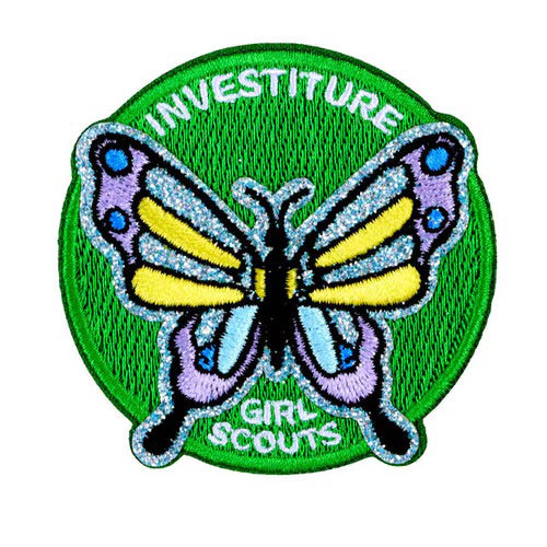 Girl Scouts x Supermix Studio Investiture Butterfly Iron-On Super Fun Patch
