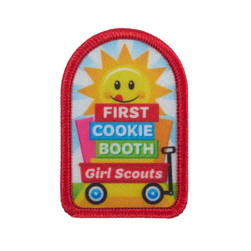 First Cookie Booth Wagon Sew-On Patch