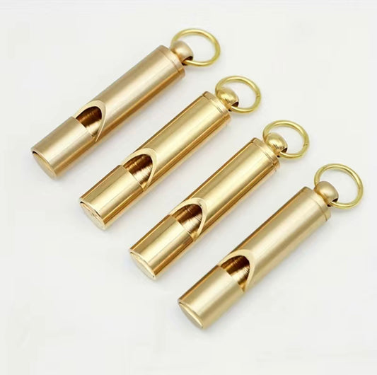 Whistle with key ring
