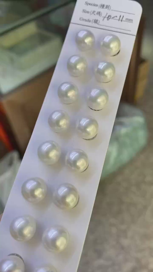 10-11mm freshwater pearl earrings