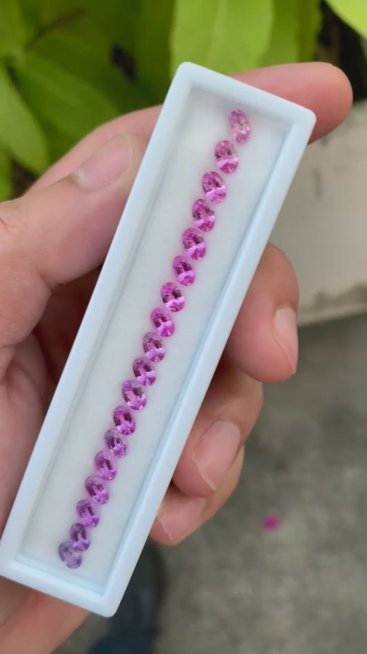Unheated pink sapphire from Madagascar