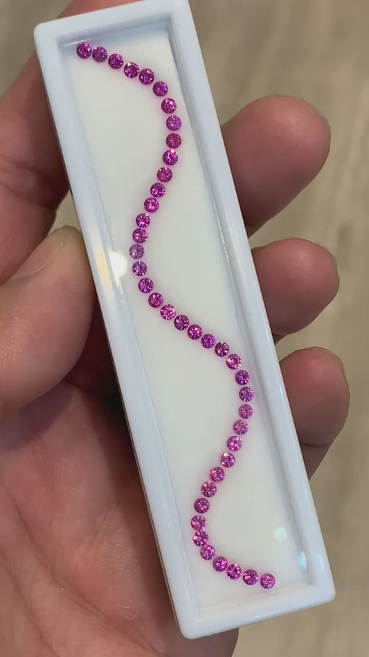 Unheated sapphire lot from Tanzania