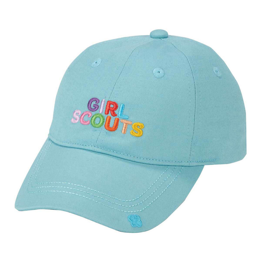 girl scout recycled baseball cap