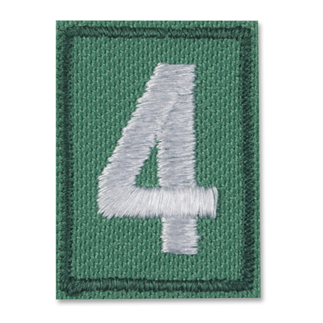 girl scout junior troop numeral 0 9
