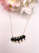 Load image into Gallery viewer, Black Onyx Panther Claw Necklace
