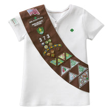 Load image into Gallery viewer, girl scout brownie henley
