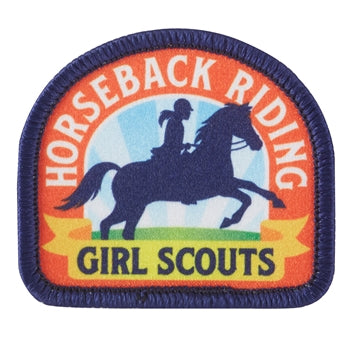 horseback riding sew on patch