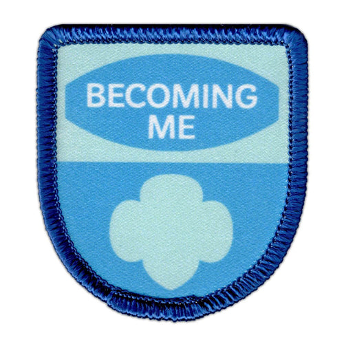 girl scouts becoming me sew on patch