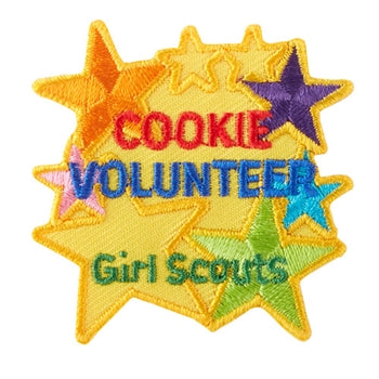 cookie volunteer patch stars