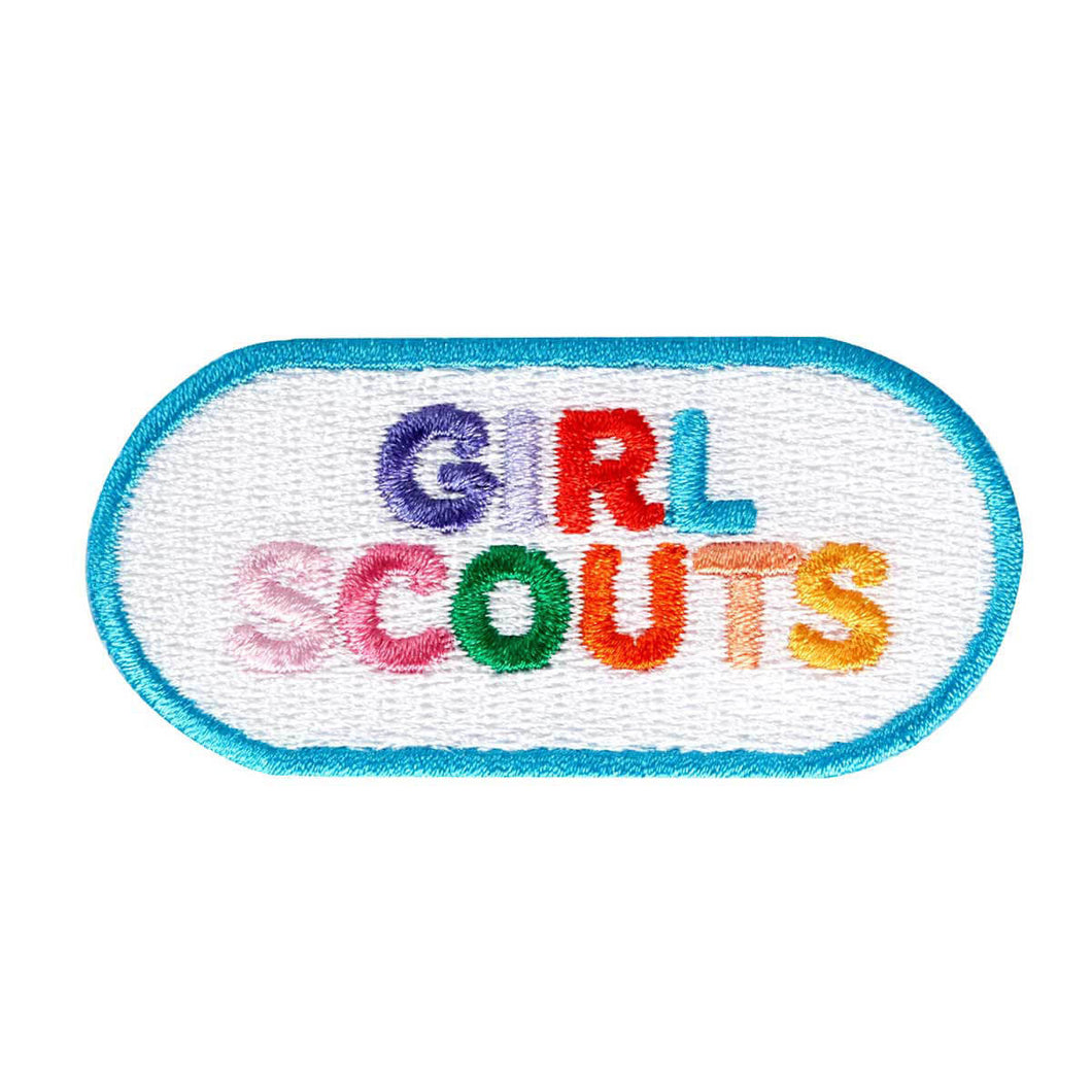girl scouts bold and bright iron on patch
