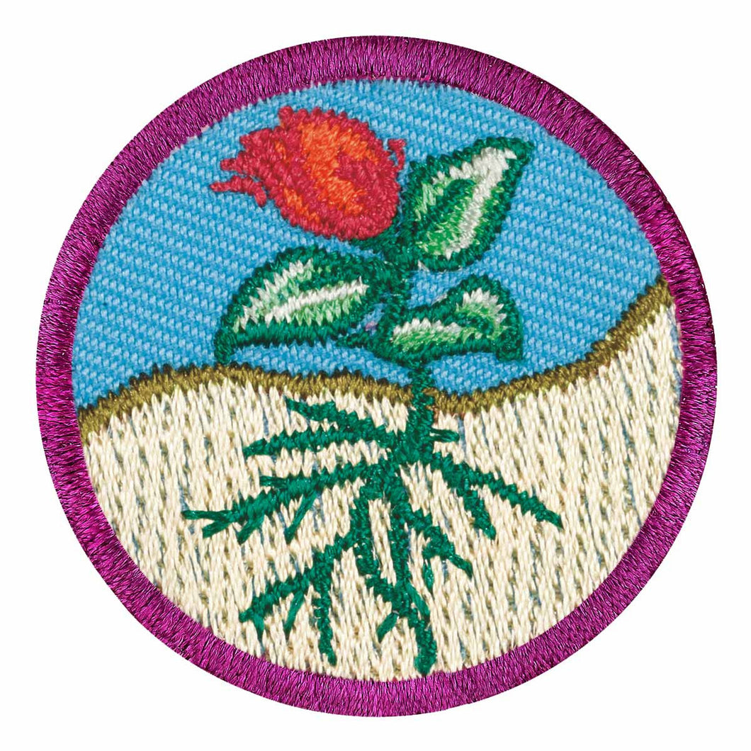 junior flowers badge