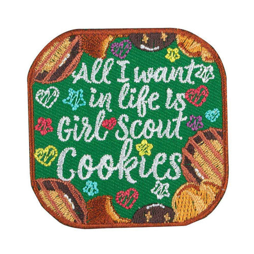 All I want Cookies Iron ON Patch