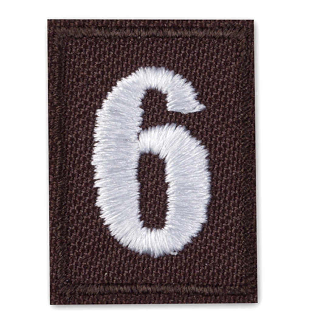 girl scout brownie troop numeral 0 9