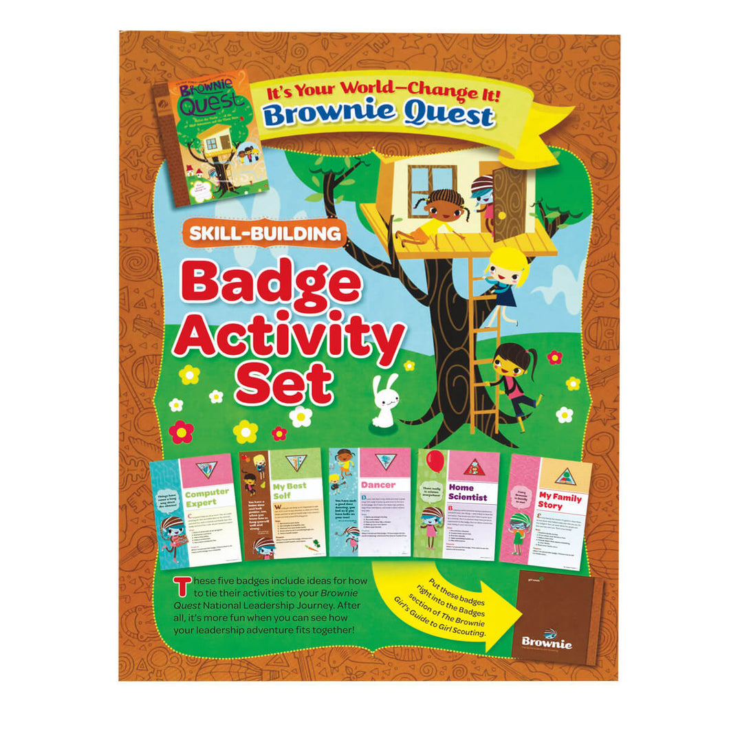 brownie its your world badge activity set