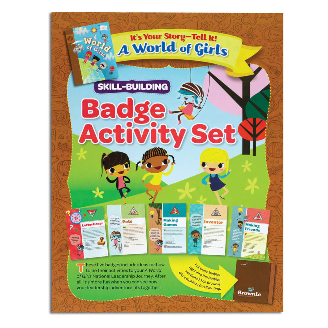 brownie its your story badge activity set