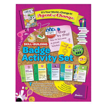 Load image into Gallery viewer, junior its your world badge activity set
