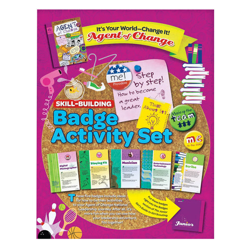 junior its your world badge activity set