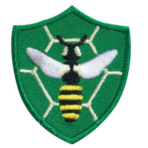 bee troop crest