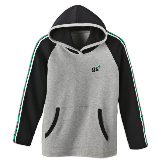 racing stripe pullover hoodie