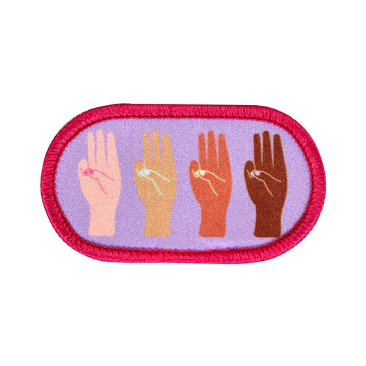 girl scout promise sew on patch